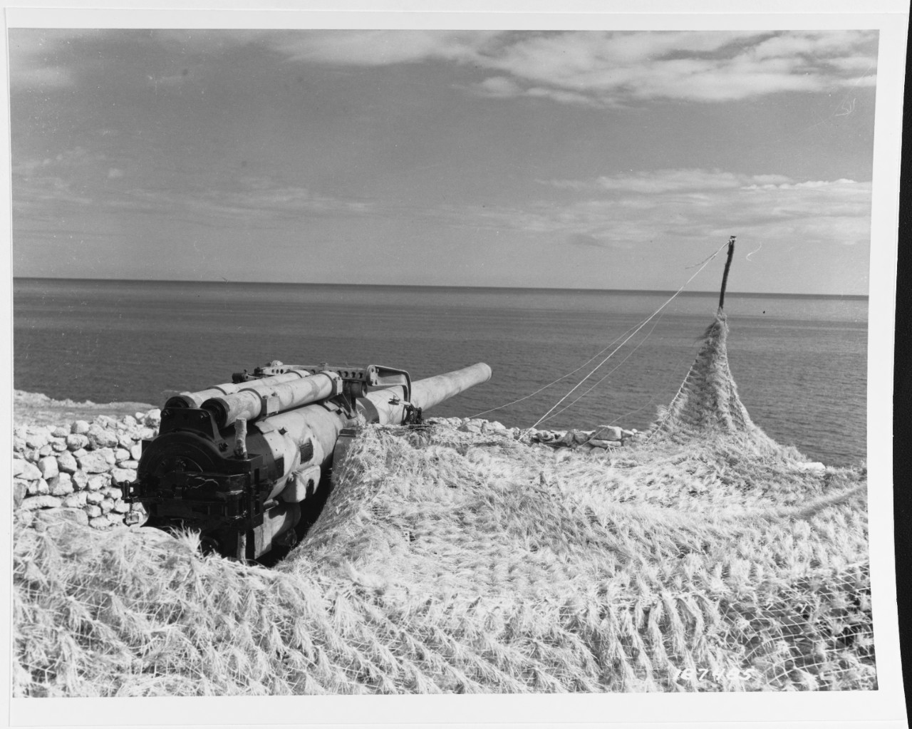 Italian Coast Defense Gun on Sicily. 26 October 1943