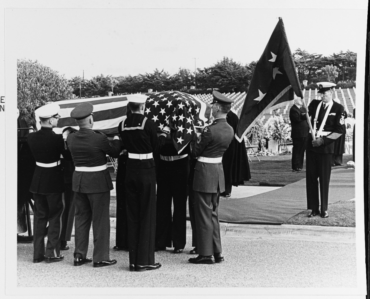 Funeral of Fleet Admiral Chester W. Nimitz, USN