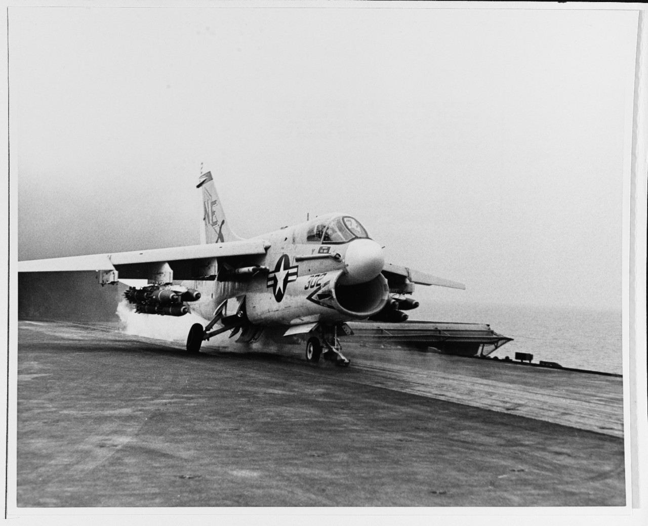 Launching an A-7 Corsair II