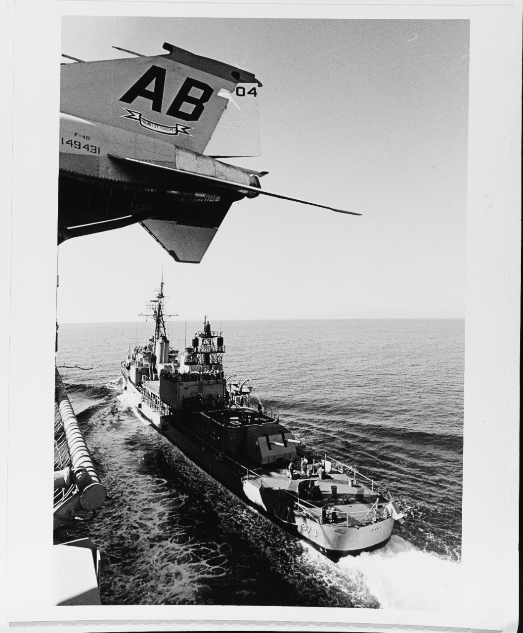 USS LEARY (DD-879) and USS JOHN F. KENNEDY (CVA-67)