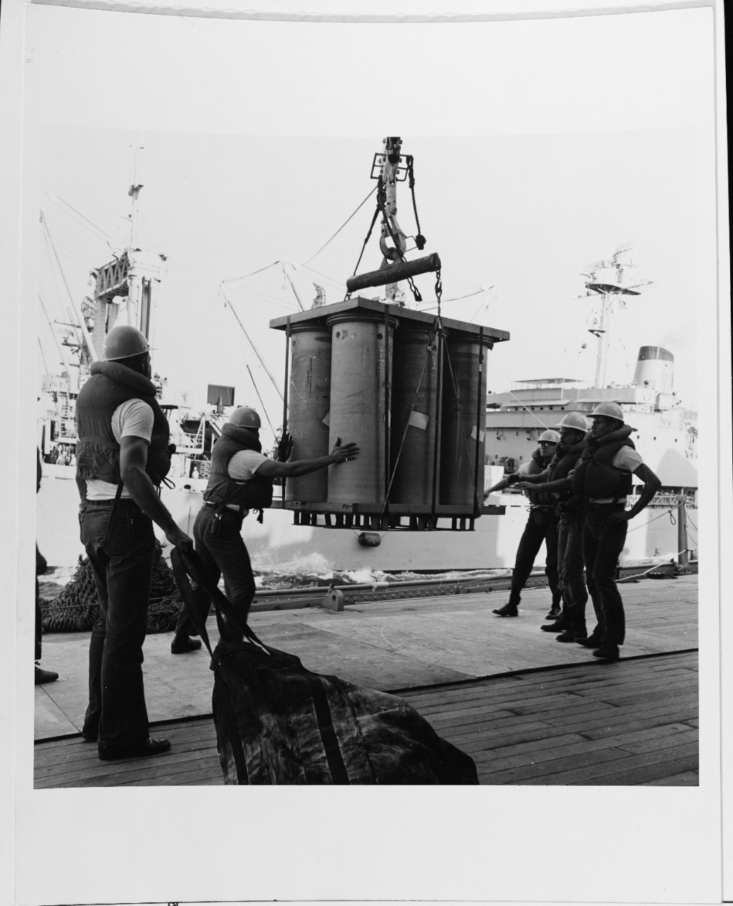 Cans of gun powder, USS NEW JERSEY (BB-62)