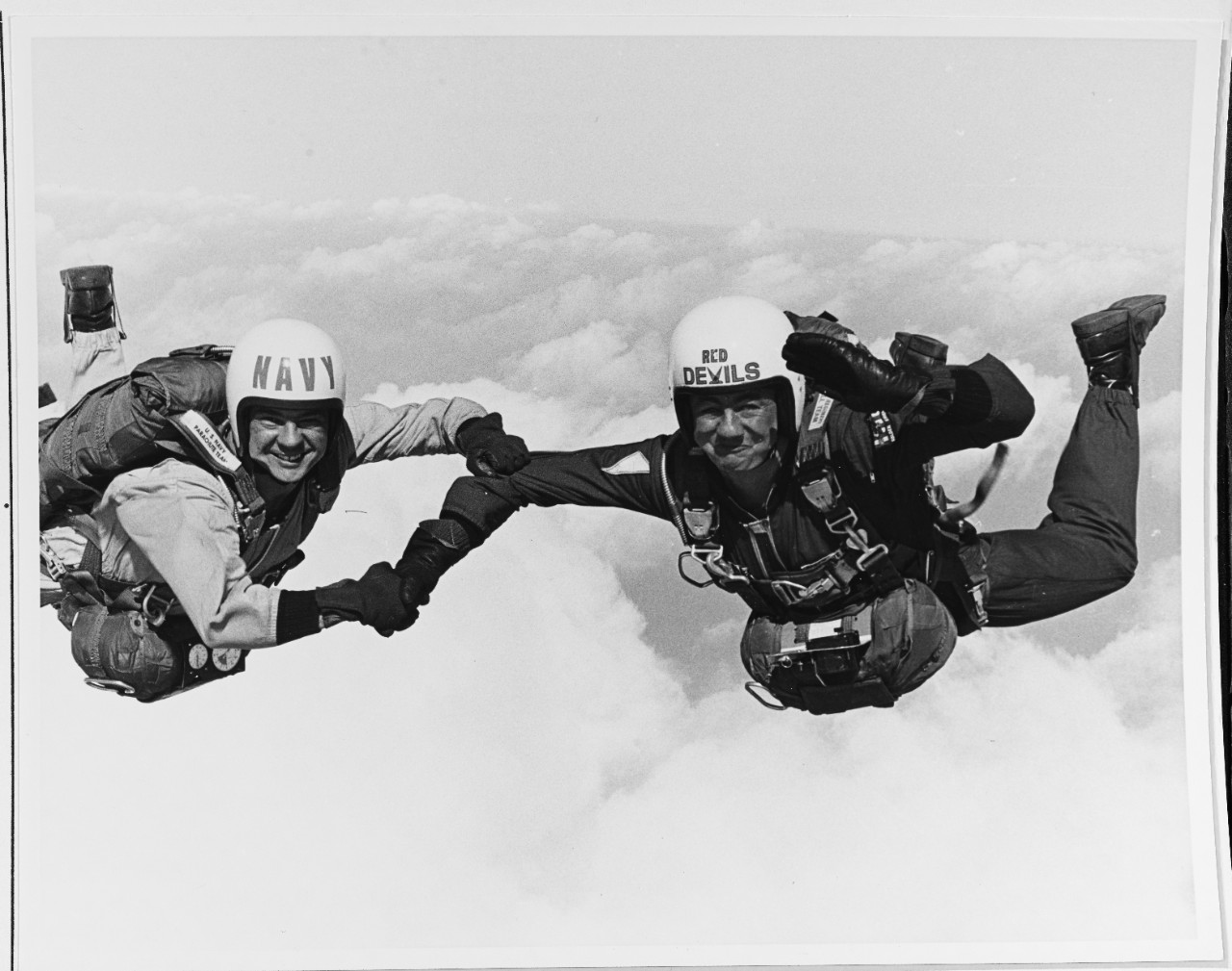 Parachuters over Lakehurst
