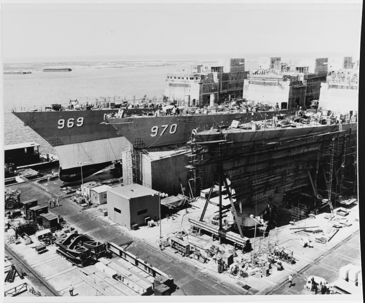 USS PETERSON (DD-969), USS CARON (DD-970), and USS DAVID R. RAY (DD-971)