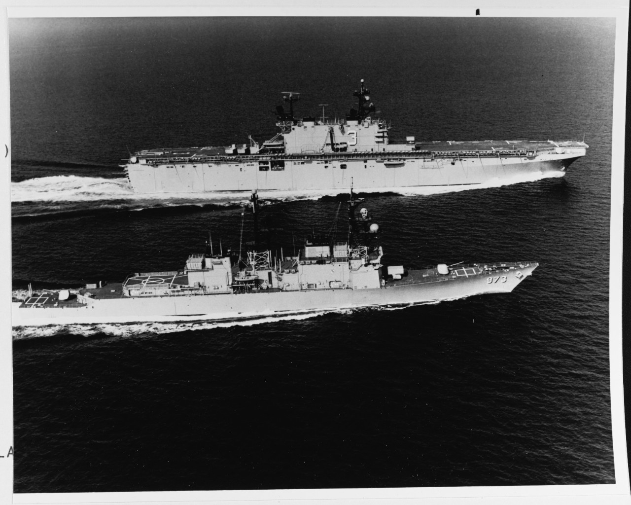 USS JOHN YOUNG (DD-973) and USS BELLEAU WOOD (LHA-3)