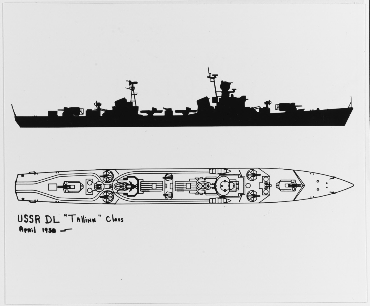 Soviet TALLINN Class Destroyer DD