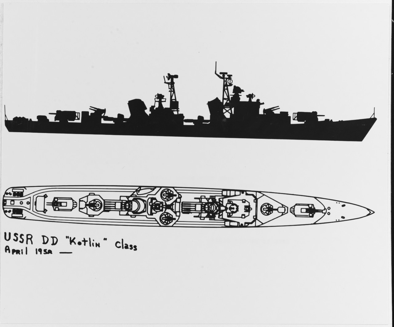 Soviet KOTLIN Class Destroyer DD