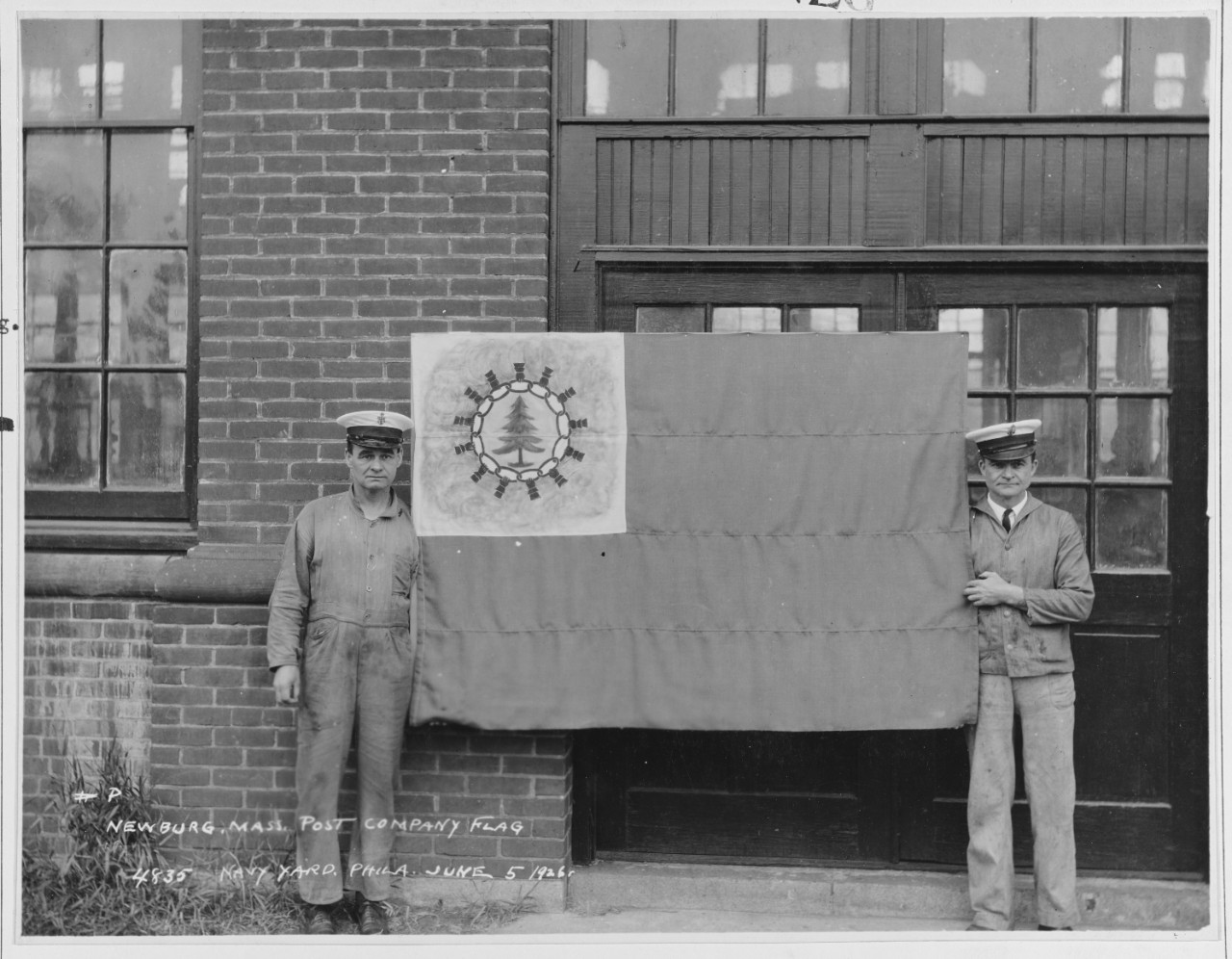 Newburg, Mass. Post Company Flag.