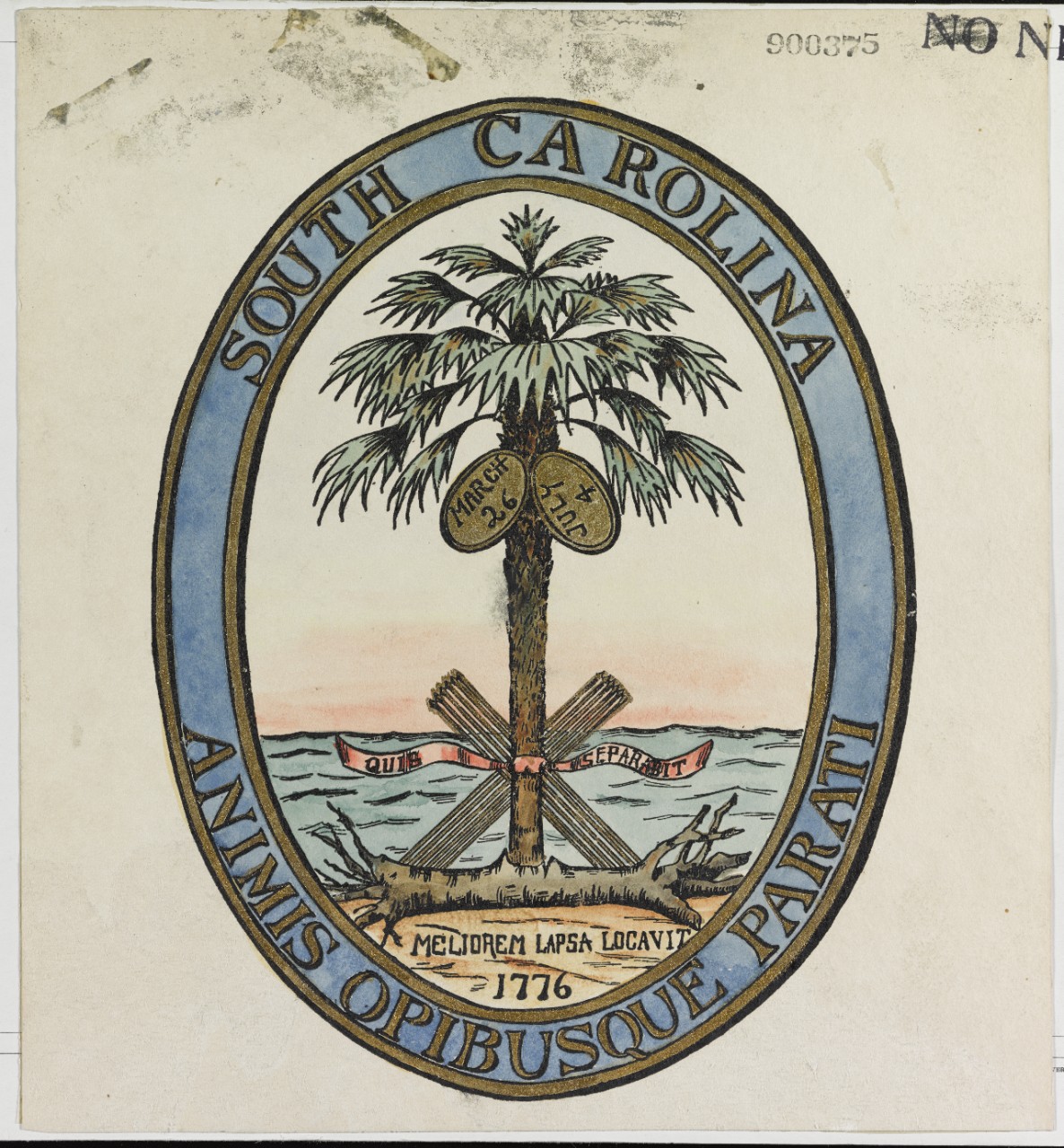 The Great Seal of South Carolina.