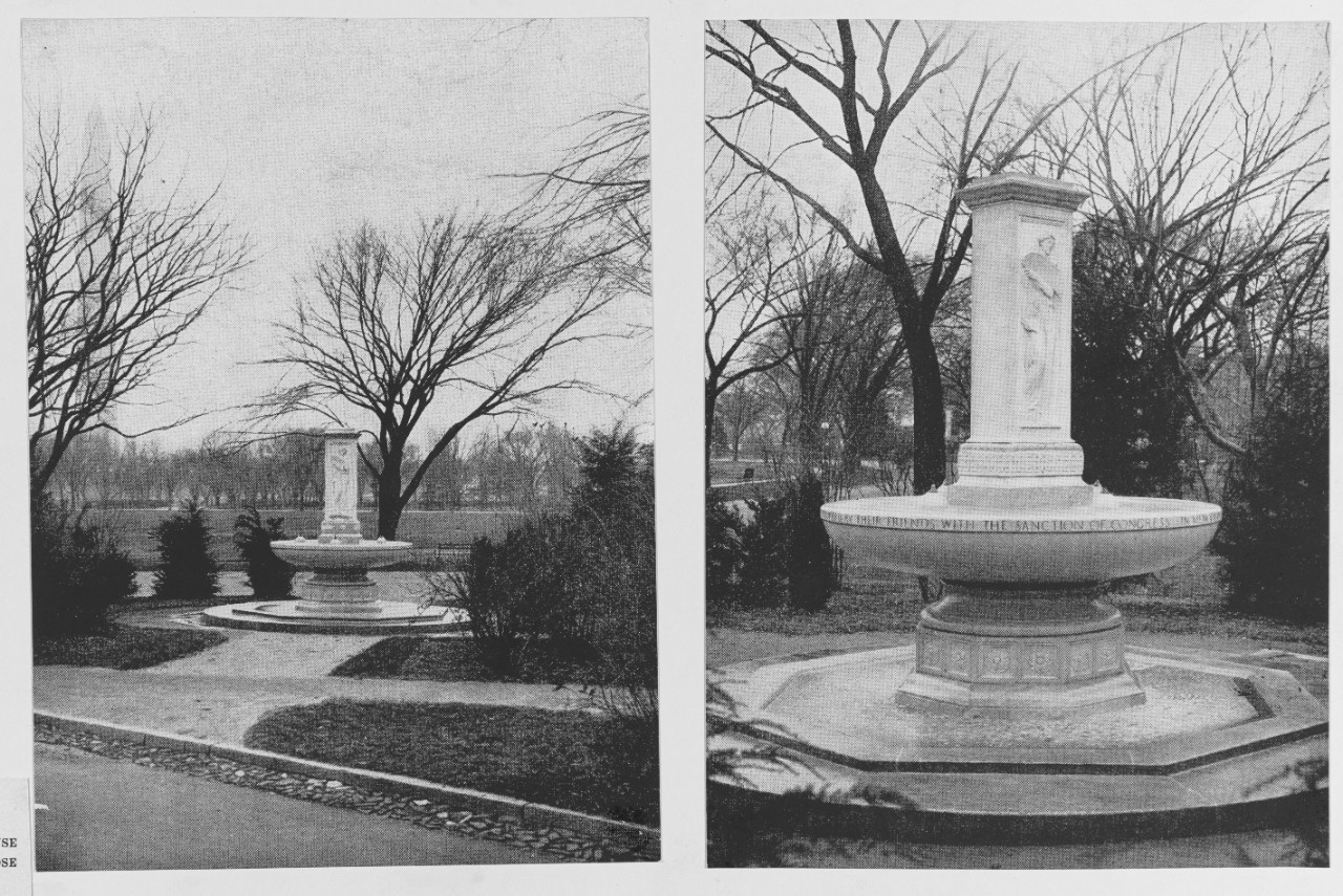 Memorial Fountain Erected to Archibald Butt, USA.