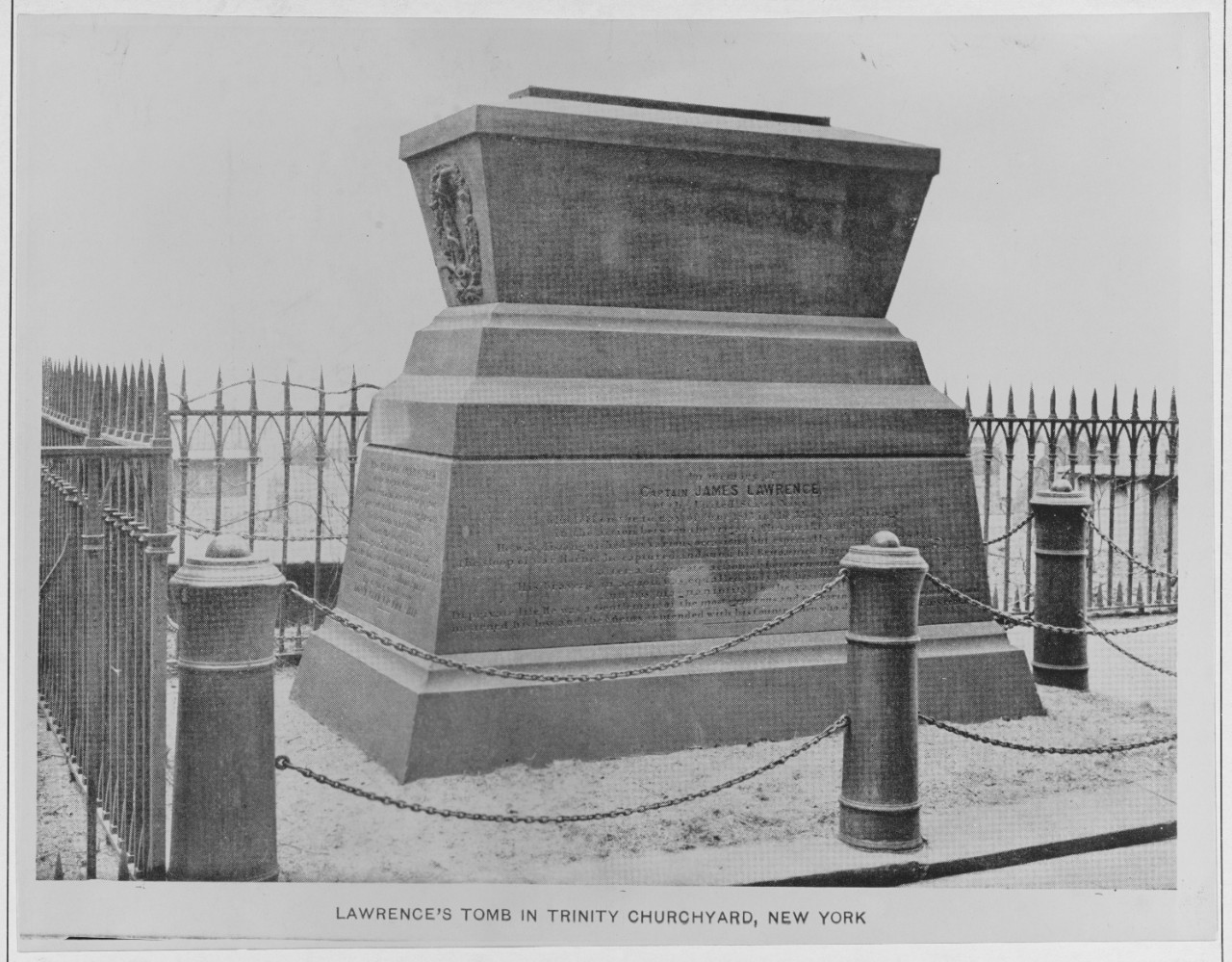 Captain James Lawrence Tomb