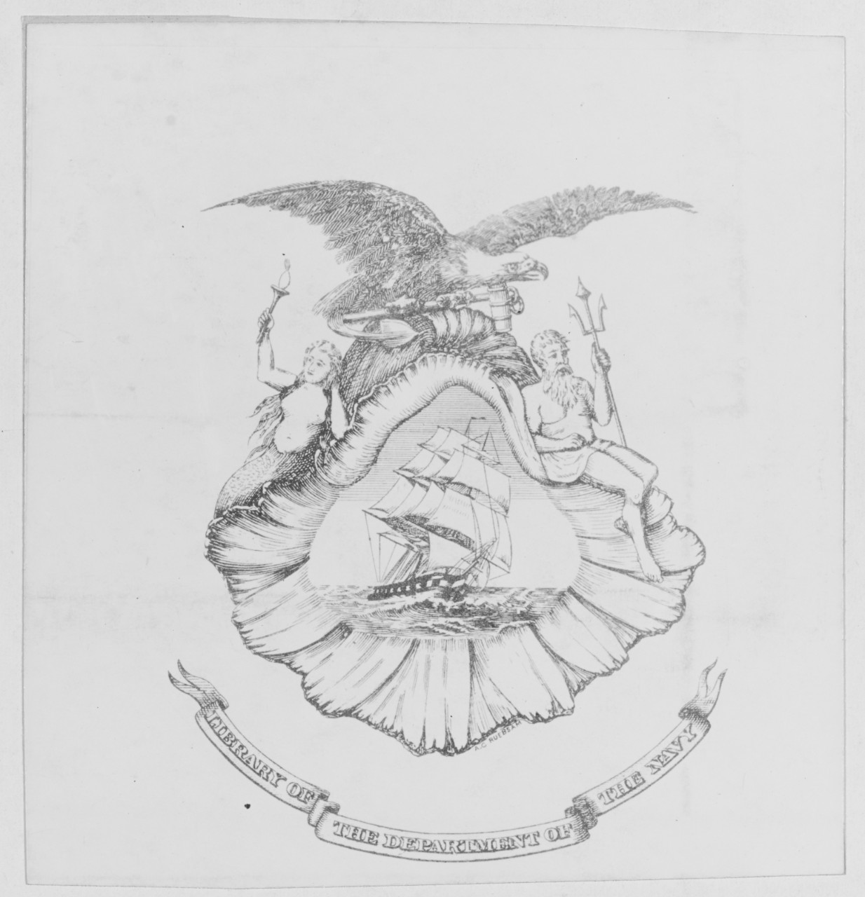 Seal of the Library of the Department of the Navy