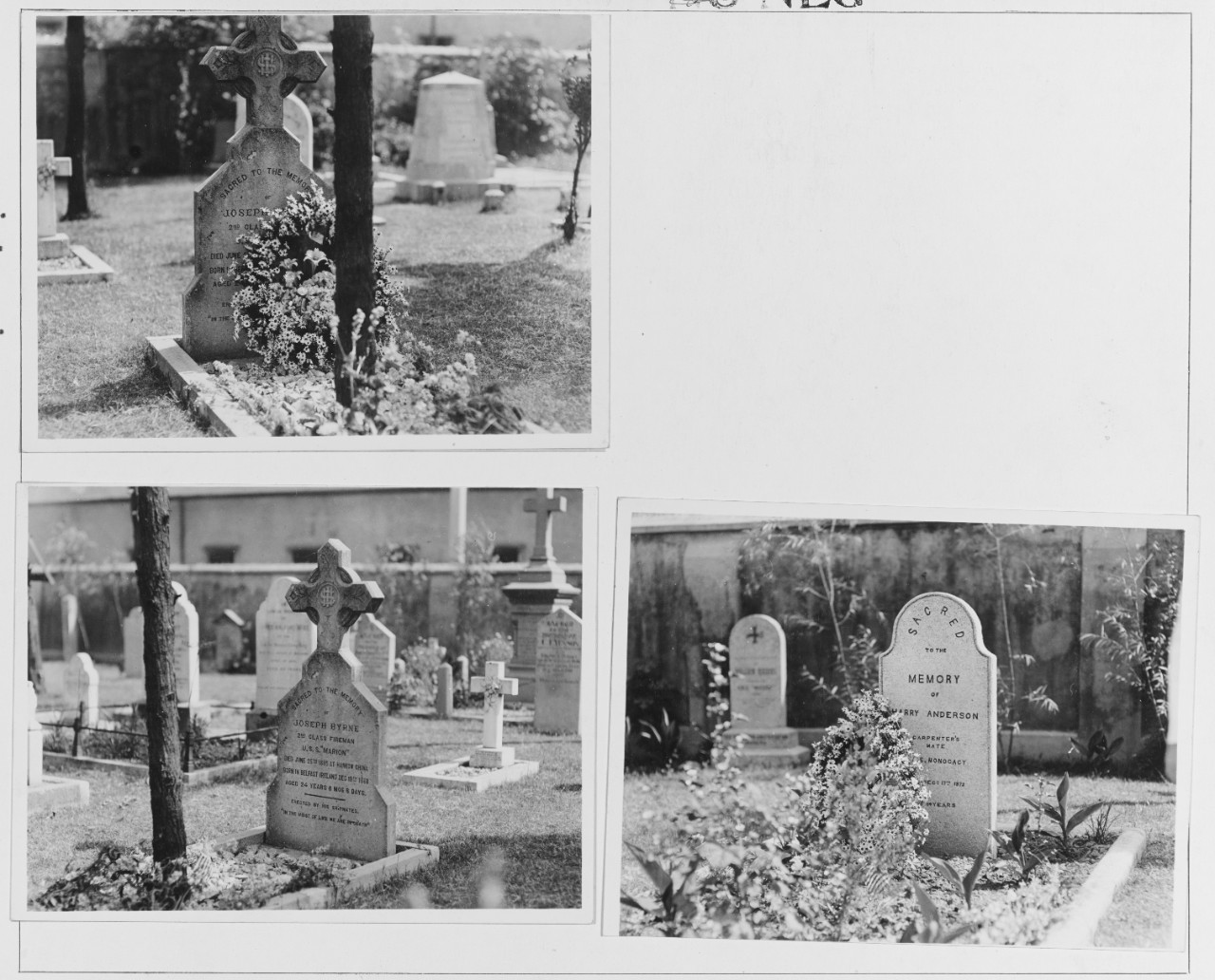 American Graves at Hankow, China