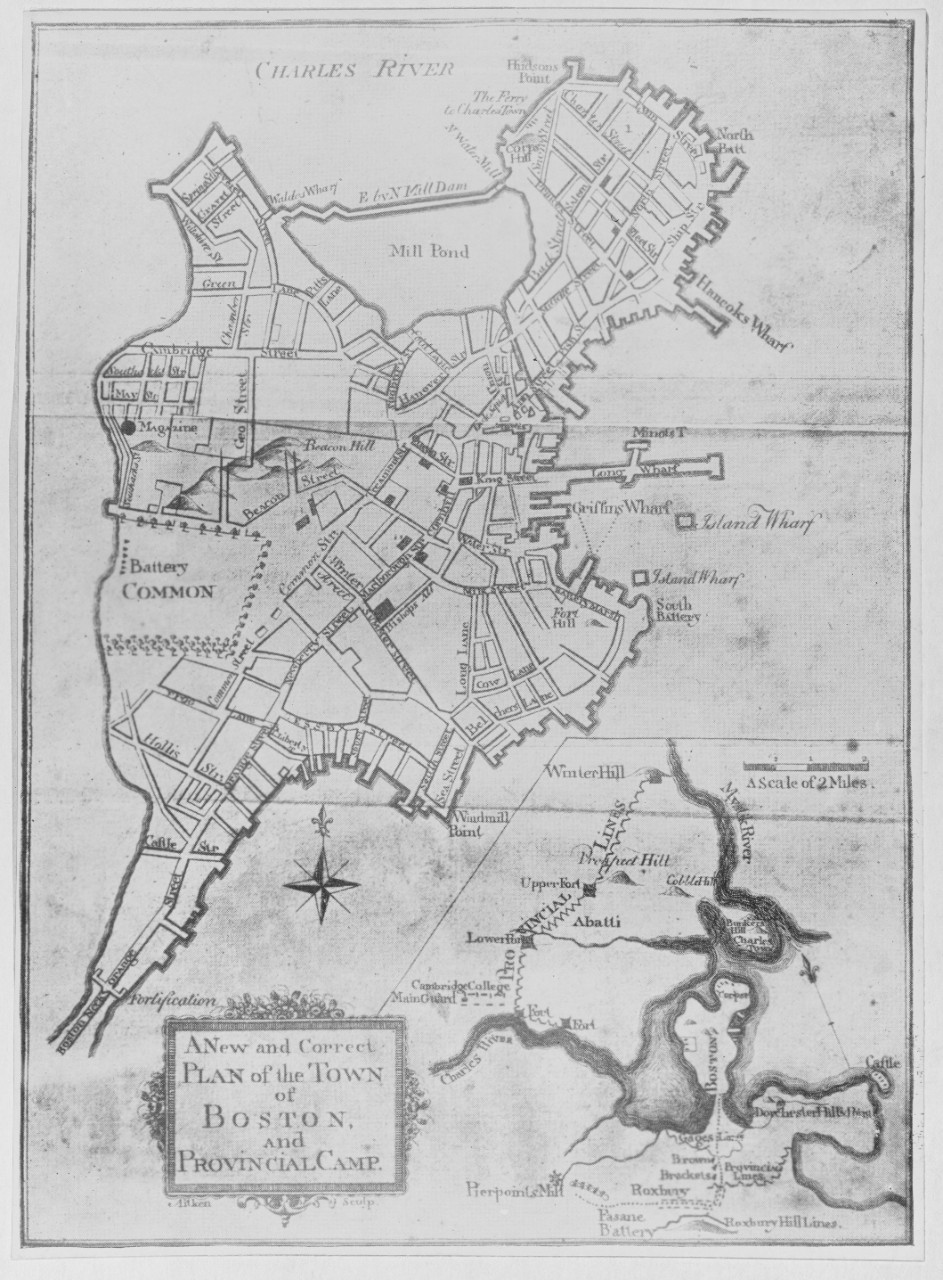 Plan of the Town of Boston
