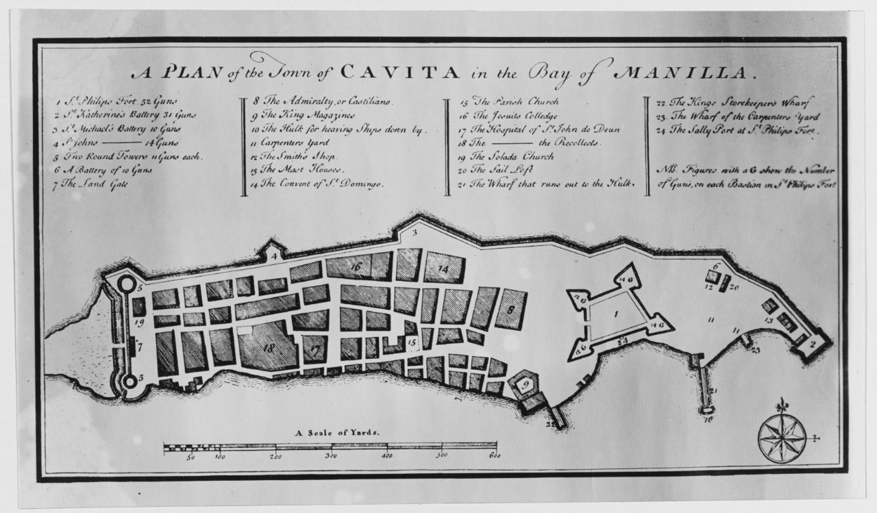 Plan of the Town of Cavite, PI