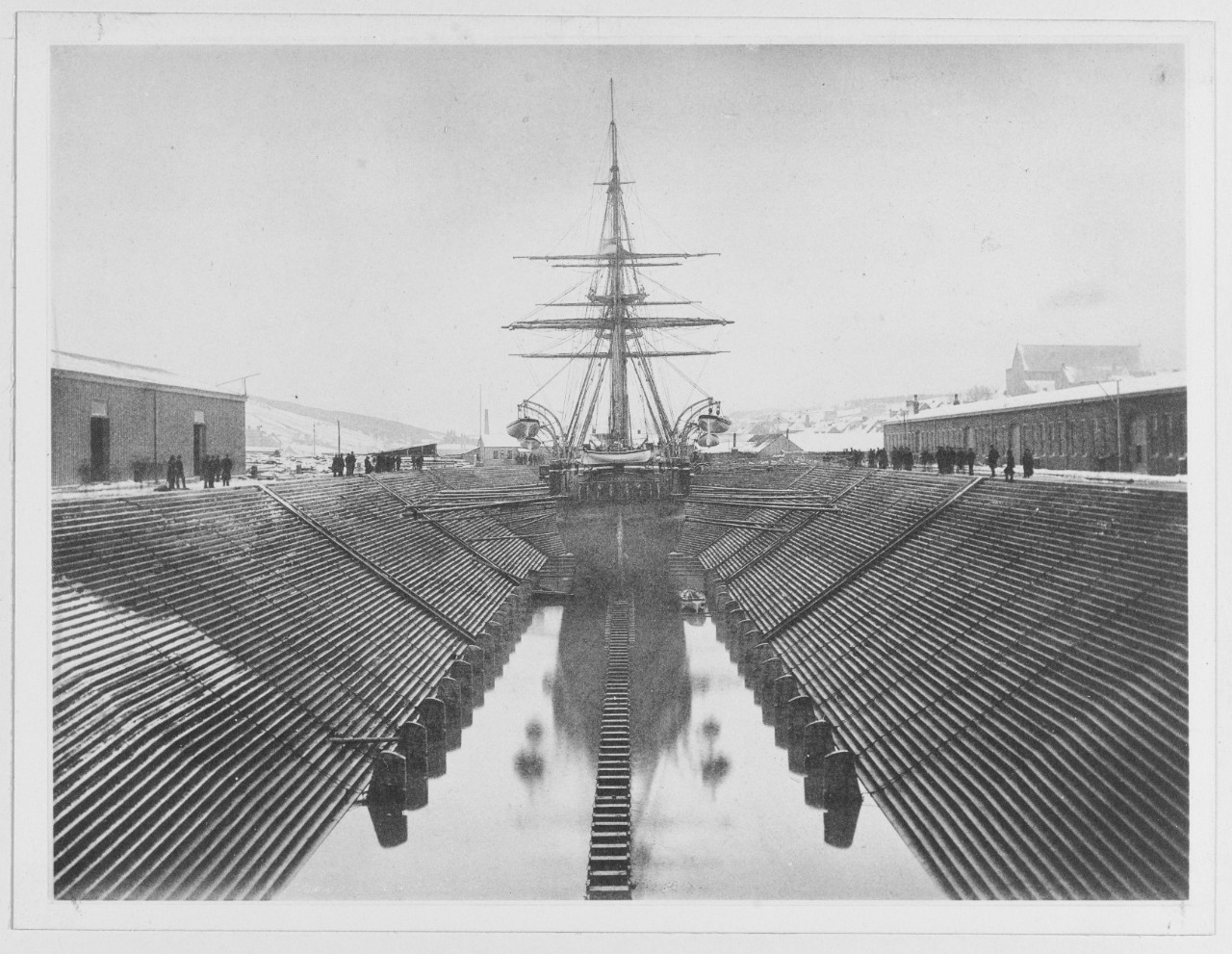 St. John's (Newfoundland) dry deck. 1883-1884.