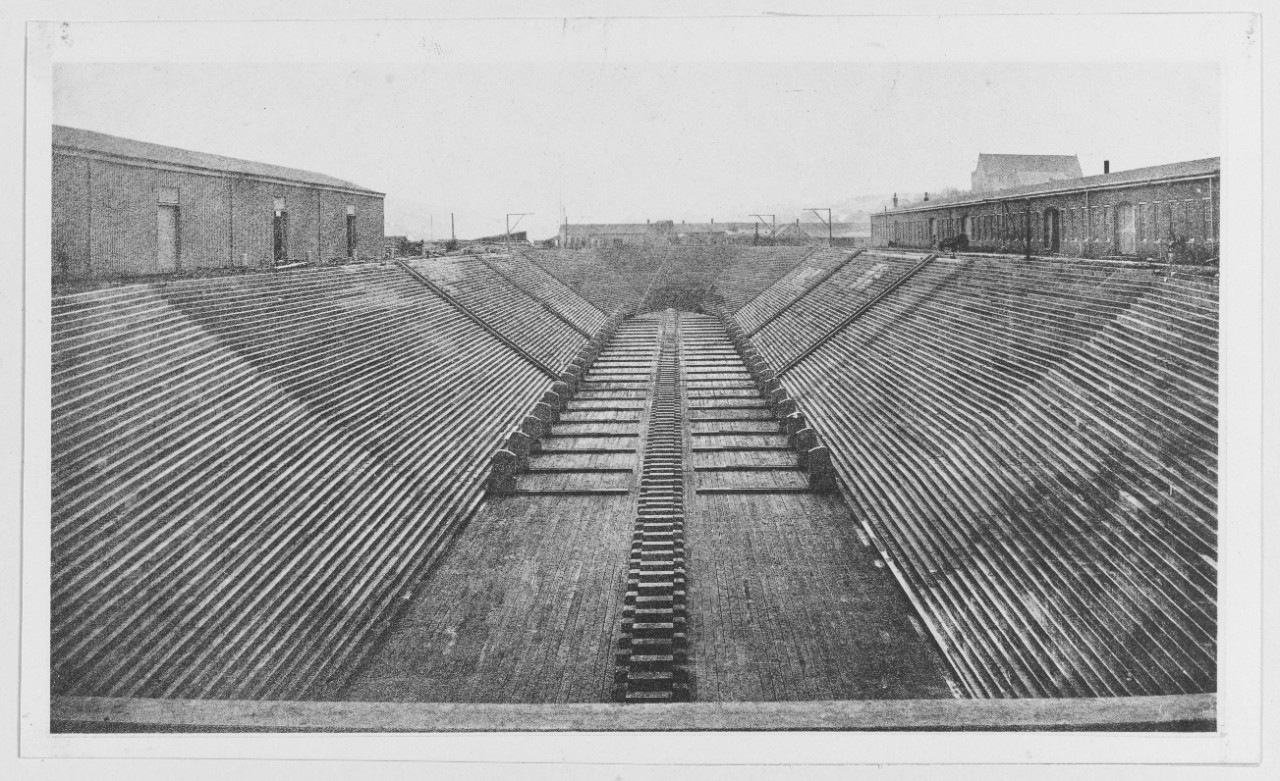 St. John's (Newfoundland) dry deck. 1883-1884.