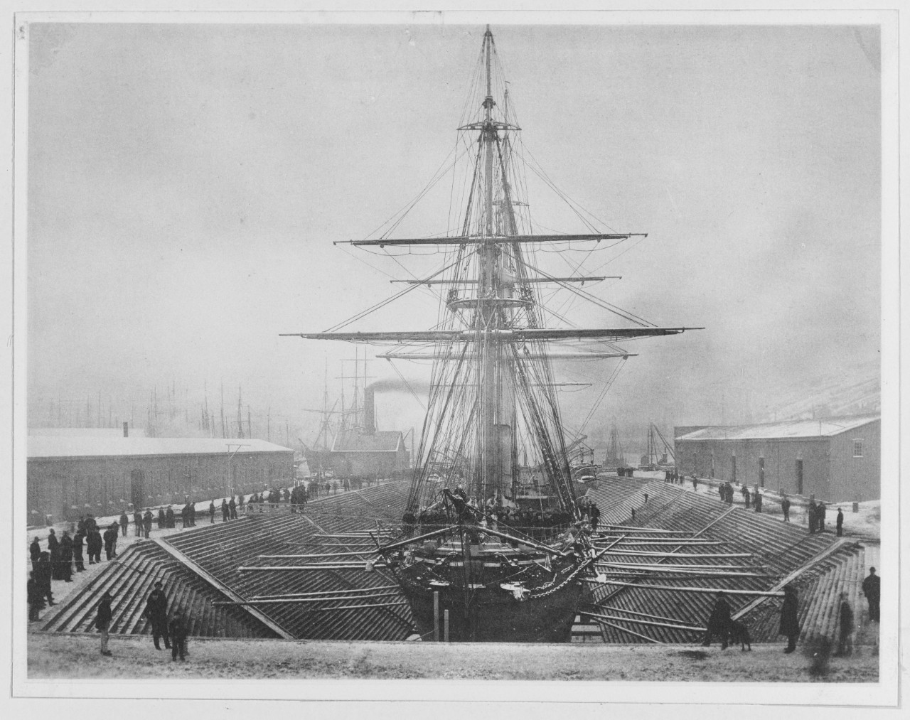 St. John's (Newfoundland) dry deck. 1883-1884.