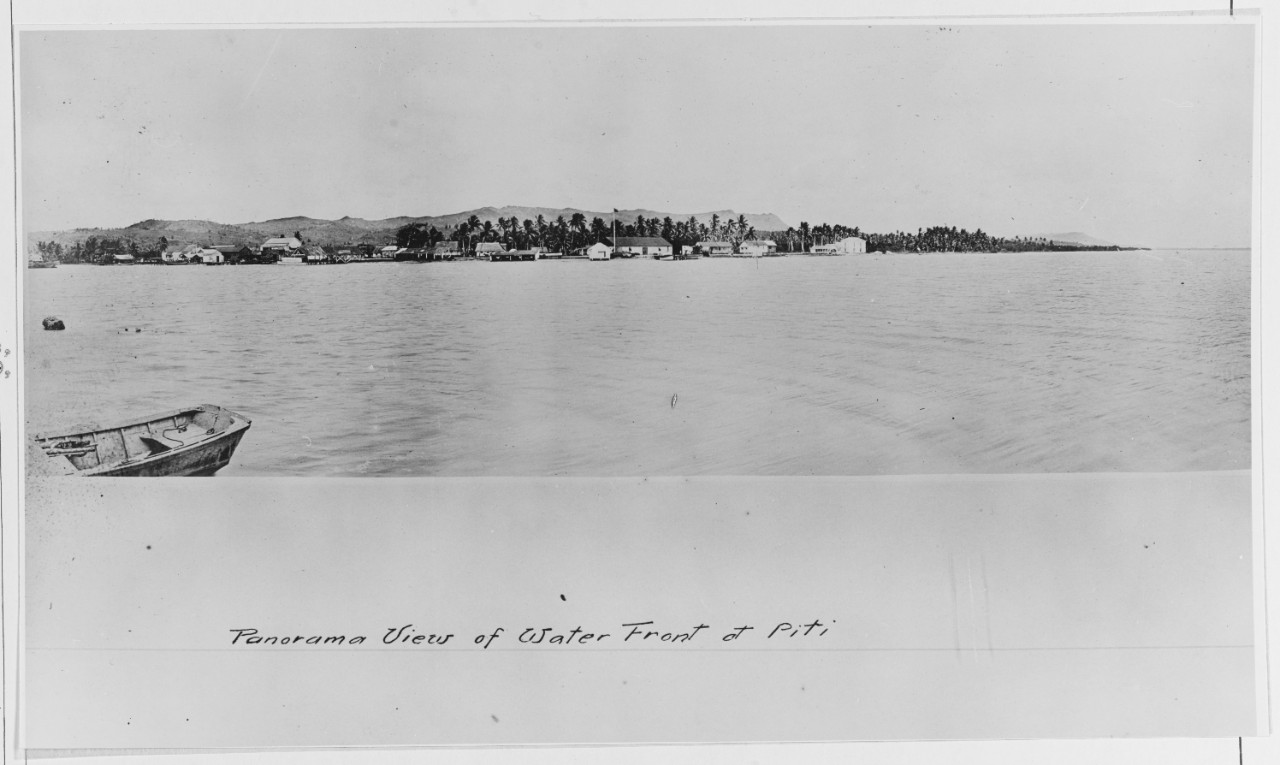 Panorama of Piti Waterfront Guam (circa 1906)