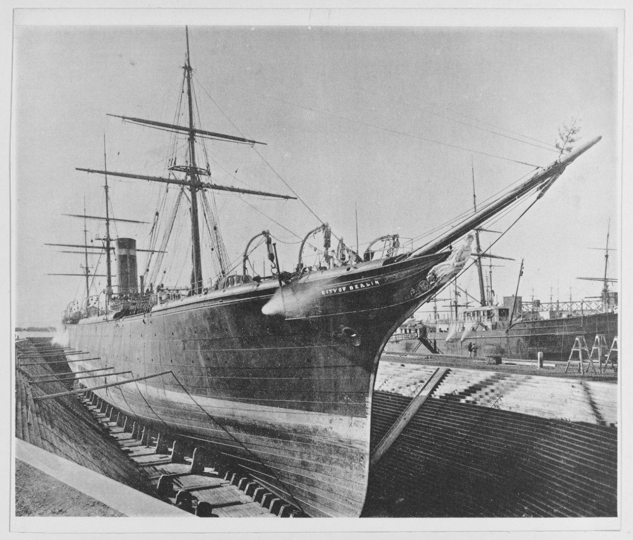 Dock No 2 with SS City of Berlin.