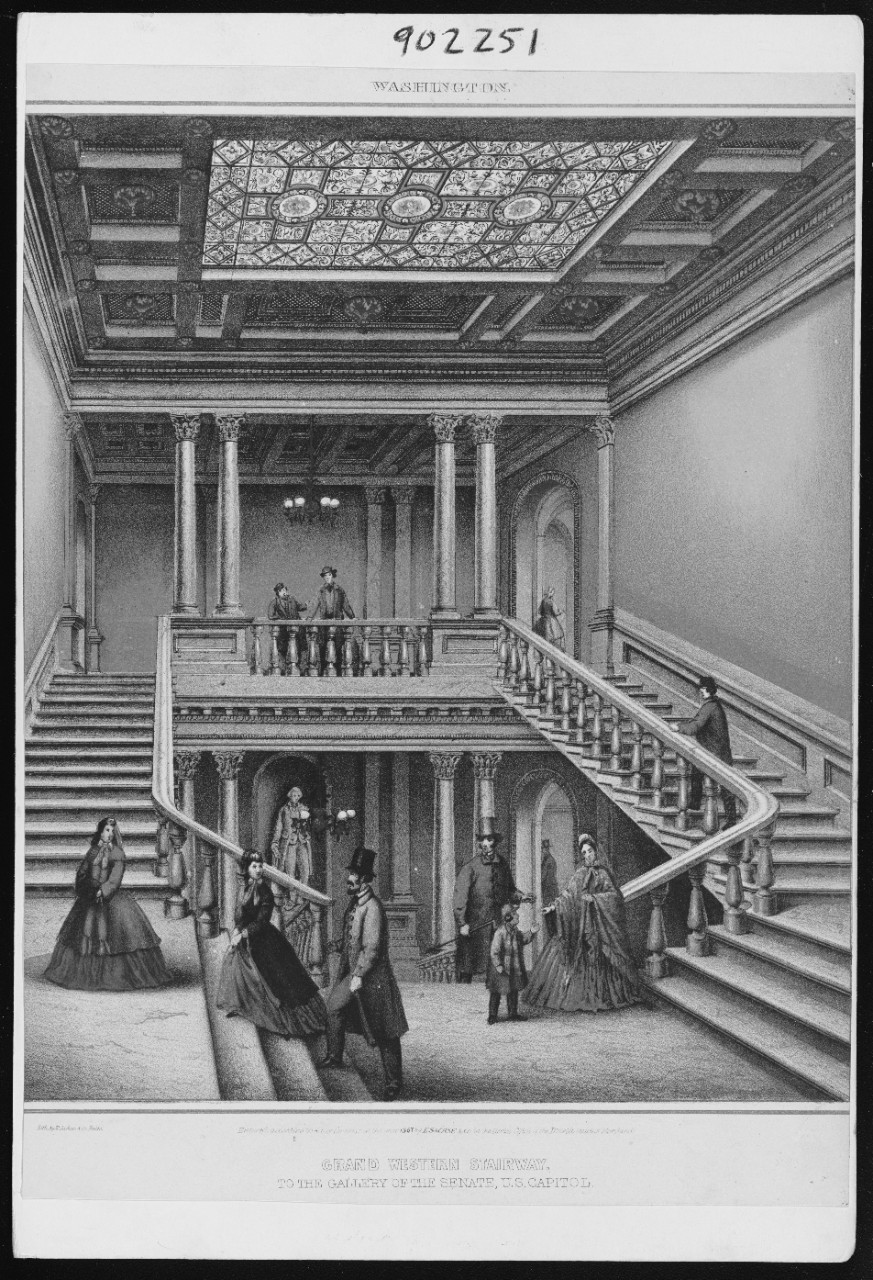 Grand Western Staircase to the Gallery of the Senate