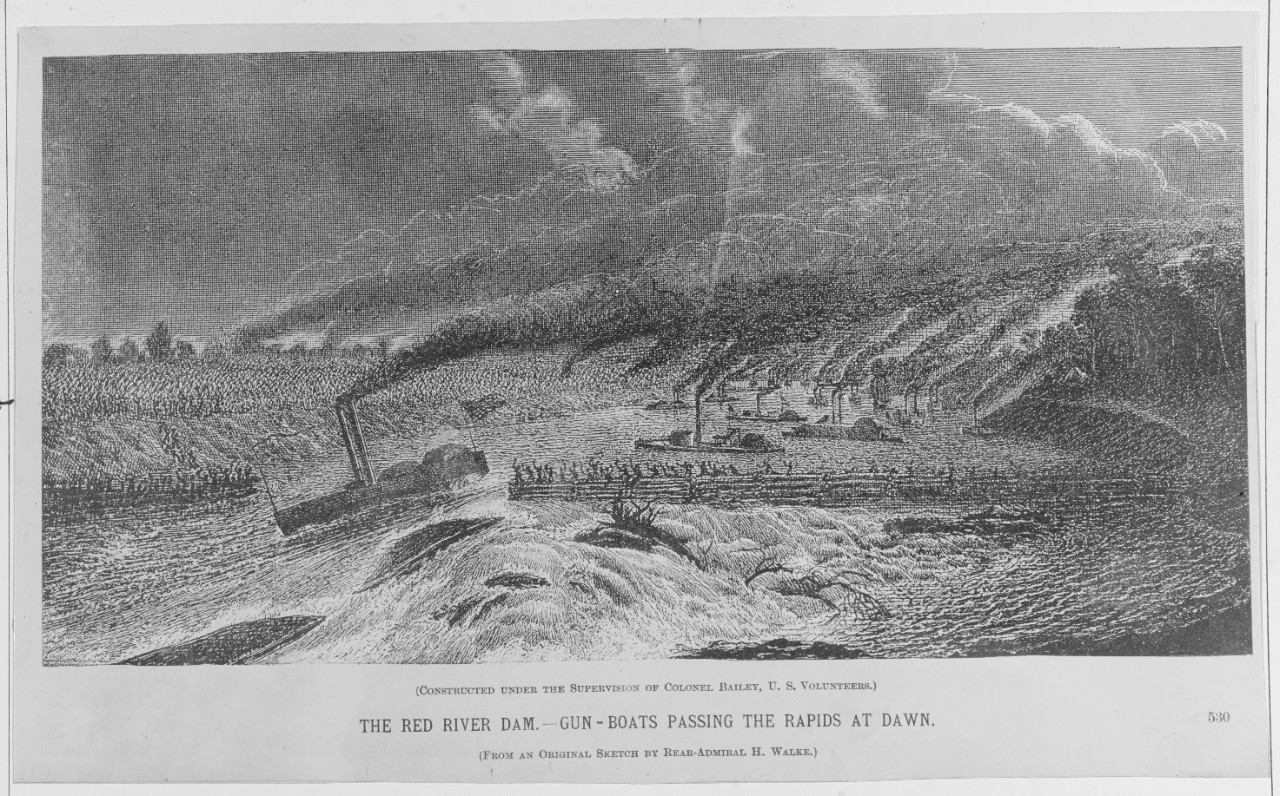 Red River Dam, 1864
