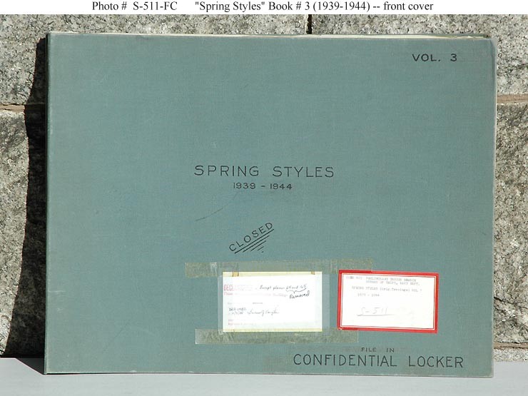 Photo #: S-511-FC &quot;Spring Styles ... 1939-1944&quot;