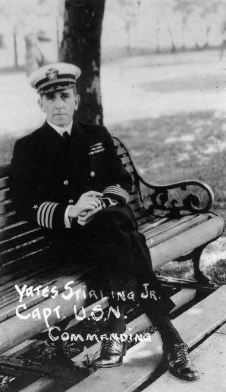 Captain Yates Stirling, Jr., Commanding Officer, USS New Mexico (BB-40)