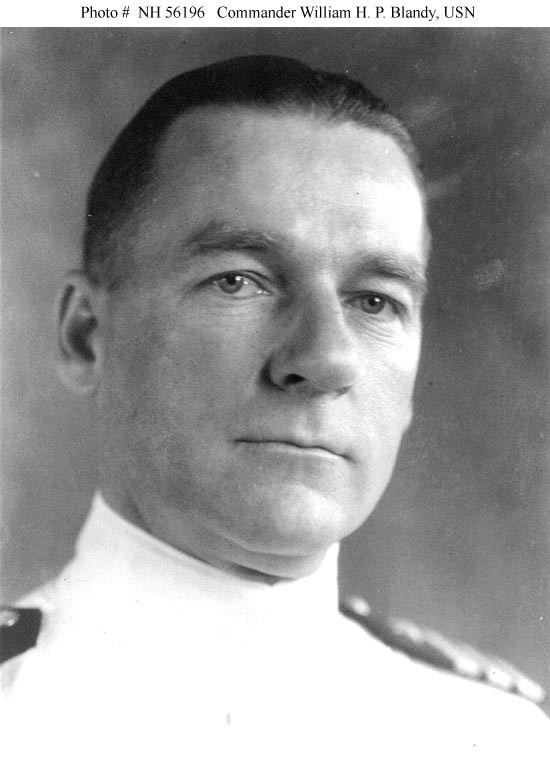 Photo #: NH 56196  Commander William H. P. Blandy, USN