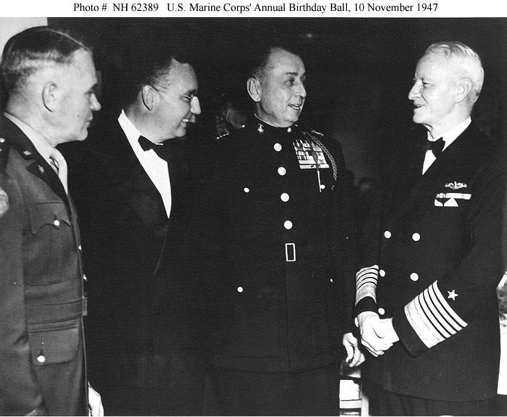Photo #: NH 62389  U.S. Marine Corps' Annual Birthday Ball, 10 November 1947