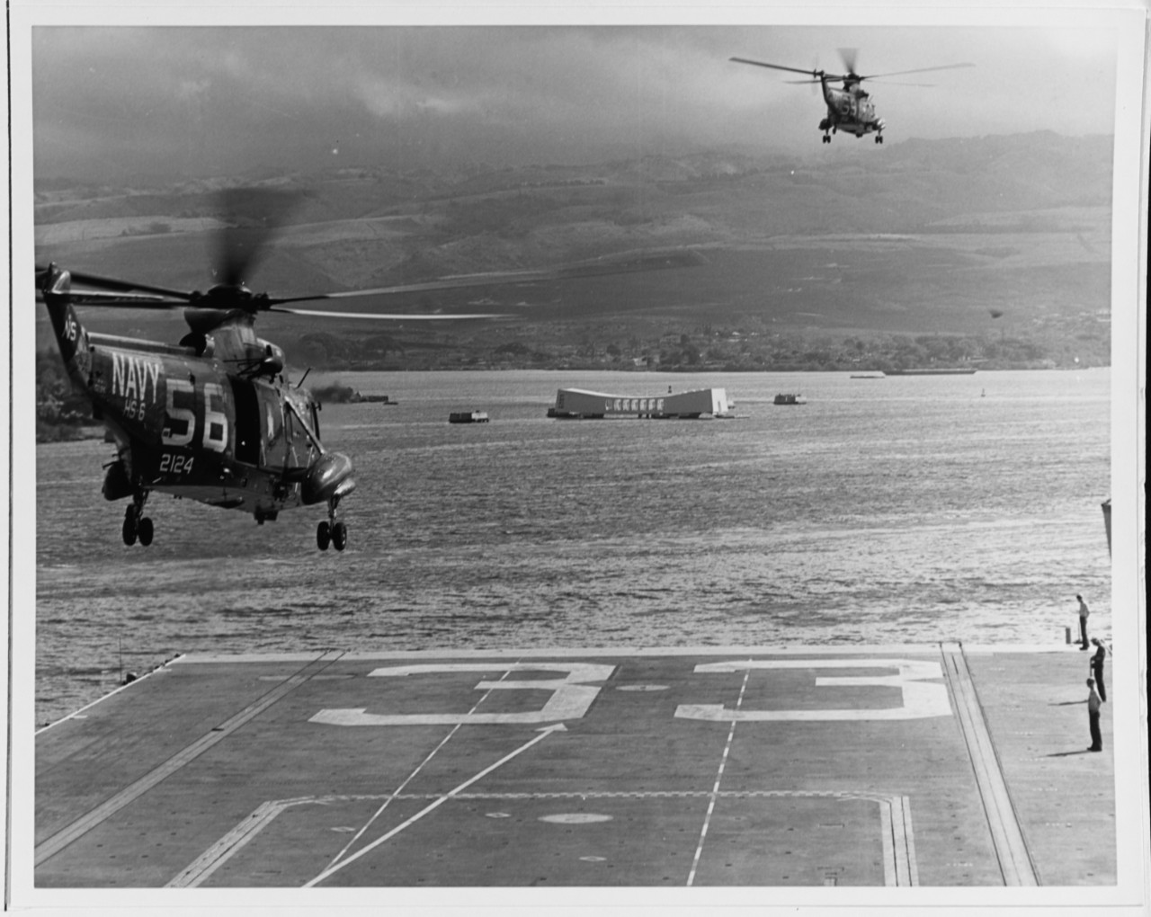 Photo #: USN 1124878  Sikorski SH-3A &quot;Sea King&quot; helicopters