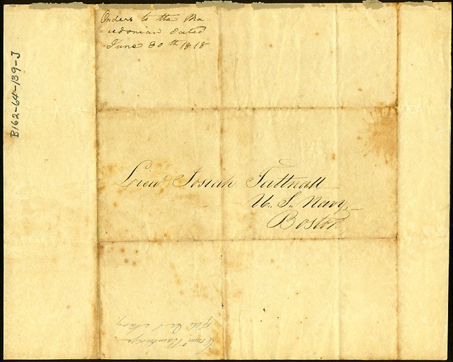 Captain William Bainbridge, USN - 30 June 1818
