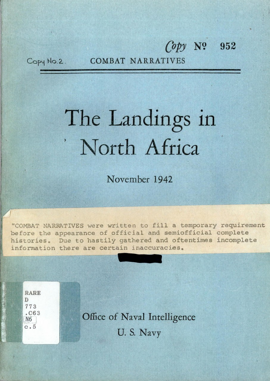 The Landings in North Africa: \
