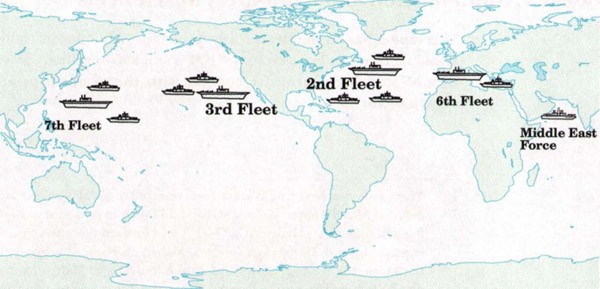 navy deployments world war 2 length