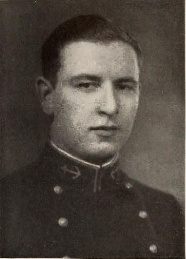 Portrait of Arthur Harold Ashton, a Caucasian young adult male in a midshipman's uniform. Anchors on collar visible. Picture taken from the 1930 U.S. Naval Academy's yearbook, "Lucky Bag", page 133.