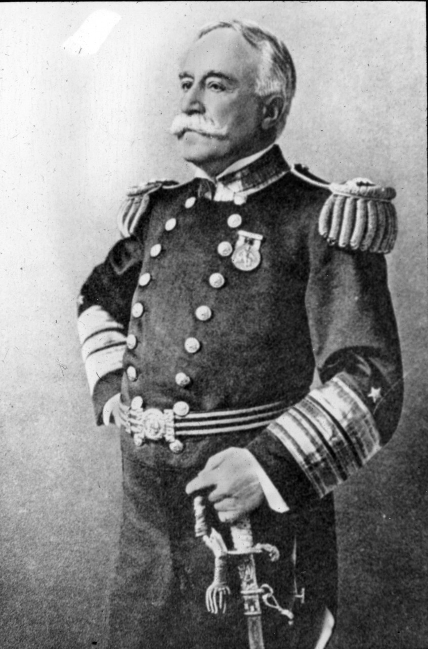 A picture of Admiral George Dewey who was president of the General Board and the Joint Army-Navy Board before the outbreak of World War One.
